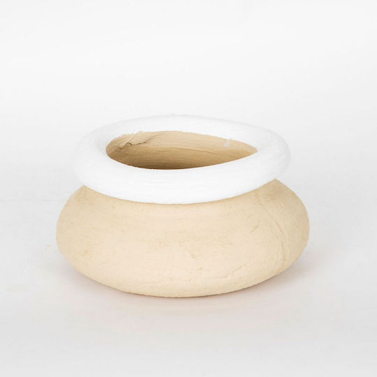 Blumentopf Beton Beige