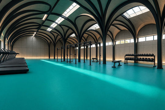 Newplan Plastic Floor PVC 084 Bravo 6.5mm in Roll with Width 2m (price per sq.m)