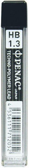 Mechanische Bleistiftminen 1,3mm 6/Pack Penac HB