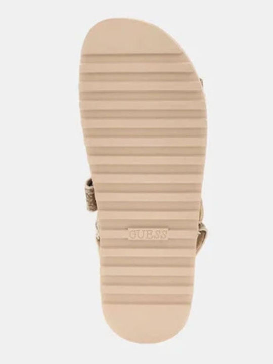 Women's Flat Sandals Beige