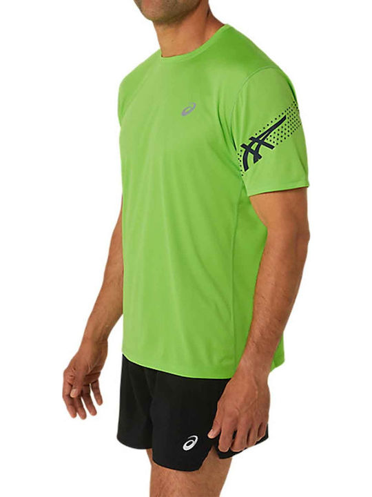 Icon Athletic T-shirt Electric Lime/french Blue
