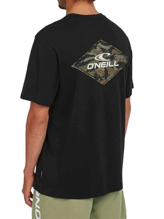 T-shirt Μαύρο