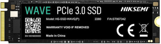 Hiksemi Wave P SSD 256GB τύπου M.2 με σύνδεση PCI Express 4.0 HS-SSD-WAVE(P)(STD)/256G/PCIE3/WW