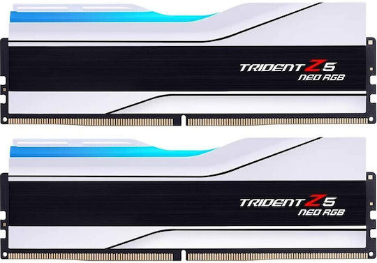 G.Skill Trident Z5 Neo RGB 32GB DDR5 RAM cu 2 module (2x16GB) și