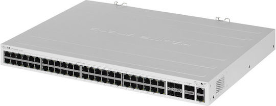 MikroTik CRS354-48G-4S+2Q+RM Managed L2 Switch with 48 Gigabit (1Gbps) Ethernet Ports and 6 SFP Ports