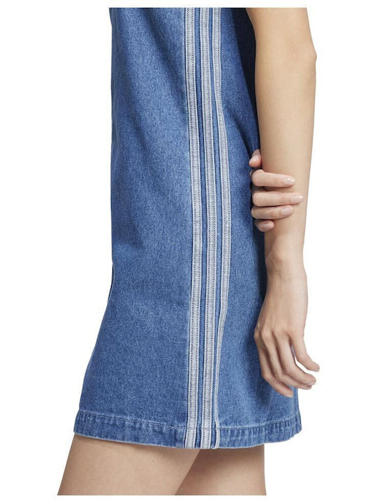 Adicolor Καλοκαιρινό Mini Φόρεμα Τζιν Blue/indigo Denim