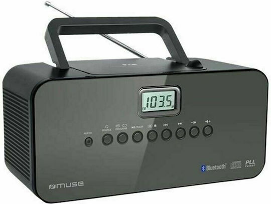 Muse Sistem Portabil Cu Bluetooth Radio Negru