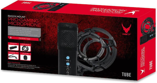 Platinet Varr Gaming Tube Microfon Montat pe amortizoare pentru Vocale