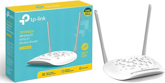 TP-LINK TD-W8961N v1 ADSL2+ Drahtlos Wi‑Fi 4 mit 4 Anschlüssen Ethernet