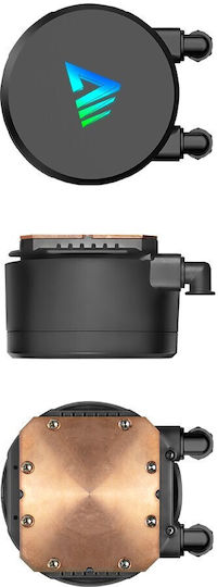 Savio VeloX 240MM Υδρόψυξη AIO CPU με 2 Ανεμιστήρες 120mm και ARGB Φωτισμό