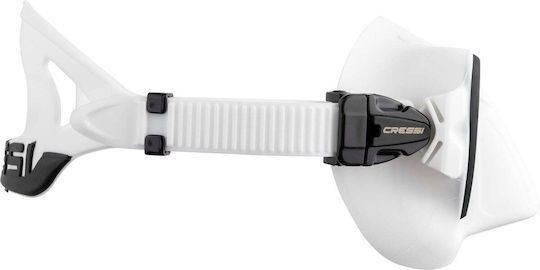 CressiSub Silicone Diving Mask Atom White