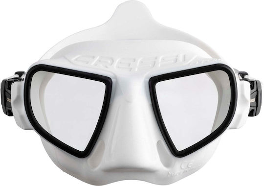 CressiSub Silicone Diving Mask Atom White