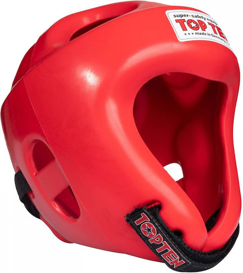 Top Ten Boxhelm Erwachsene Offenes Gesicht Rot