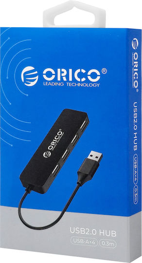 Orico Fl01 USB Хъб с 4 USB 2.0 Порта и USB-A Връзка