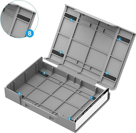 3.5" Box 8.89 Cm Orico Hard Drive Protection Box Php35-v1-gy 3.5" Hdd Gray