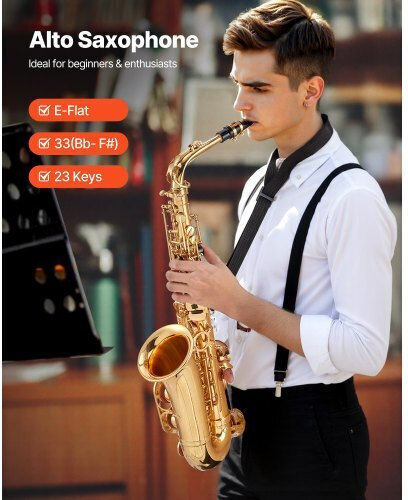 Vevor Alto Saxophone Eb Beginners Case Mouthpiece Wgskszyjedjsfjgju001v0
