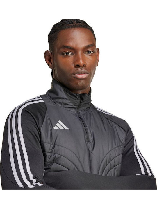 Tiro 24 Aeroready Athletic Long Sleeve Black Blouse