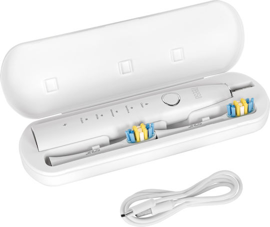 Teesa Electric Toothbrush with Travel Case TSA8087-W White