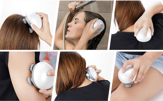 Media-Tech Massagegerät für den Nacken & den Kopf Weiß