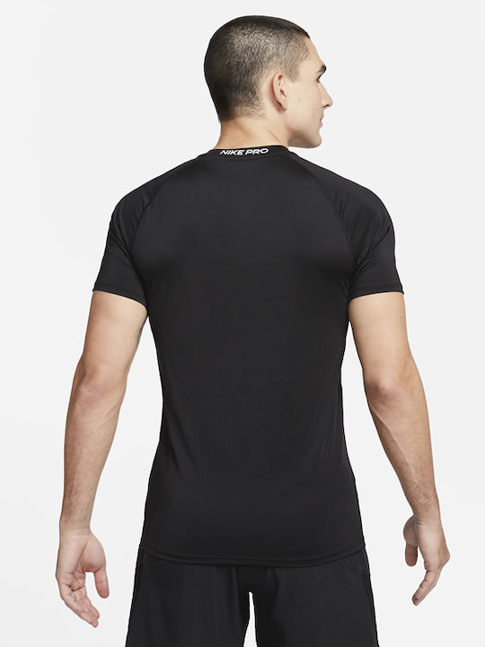 Pro Dri-Fit Sportliches T-Shirt Schwarz