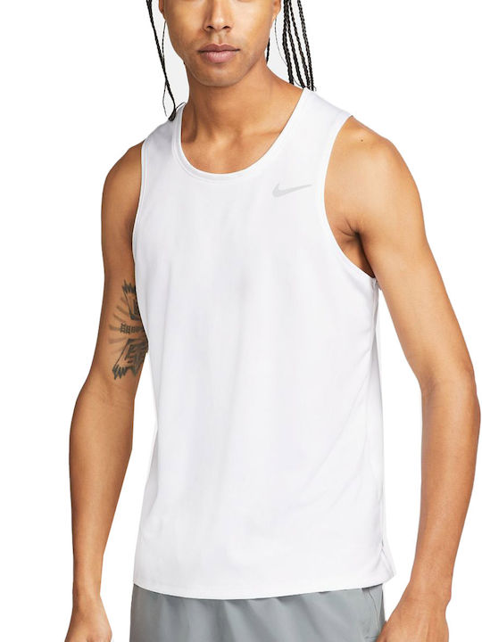 Dri-FIT Miler Dri-Fit Athletic Blouse White Reflective Silver