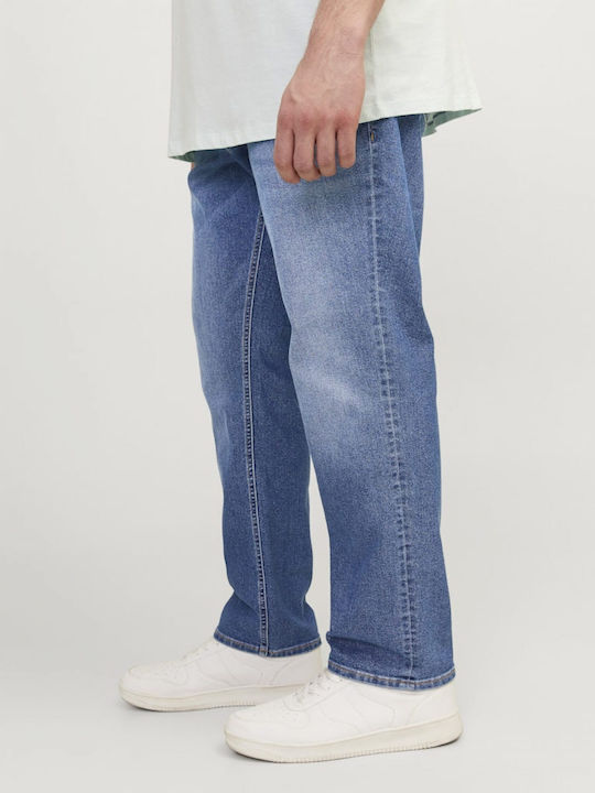 Men's Jeans Pants Elastic with Slim Fit Blue
