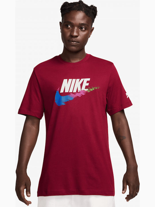 T-shirt Μπορντό