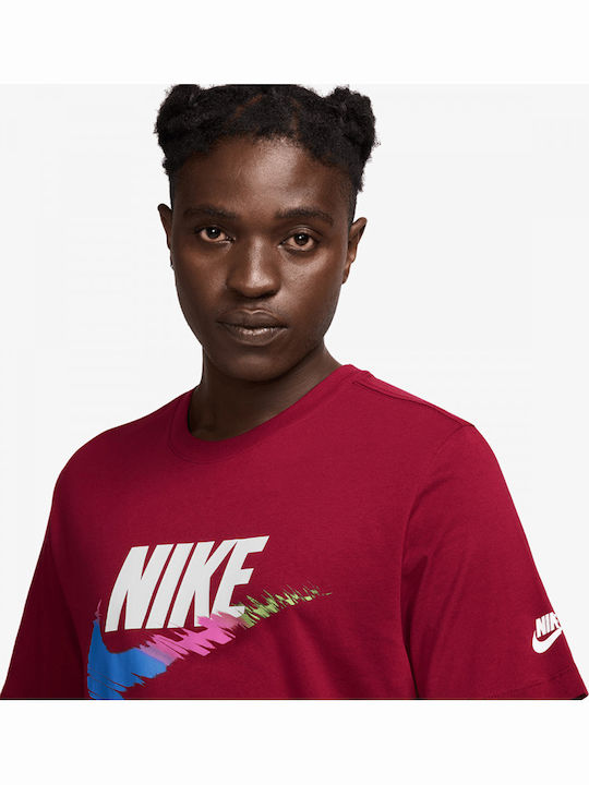T-shirt Μπορντό