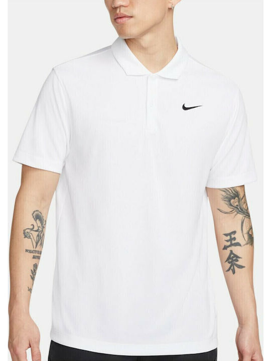 Nike Court Dri-fit DH0857-100 Мъжка Блуза Бяла