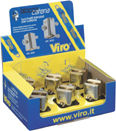 Viro Ορειχάλκινο Λουκέτο Πέταλο με Κλειδί 9.5mm