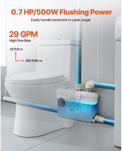 Vevor Ηλεκτρική Αντλία Επιφάνειας 500W