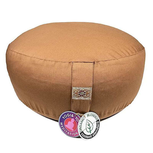 Yogi & Yogini Meditation Cushion Μαξιλάρι Yoga Καφέ