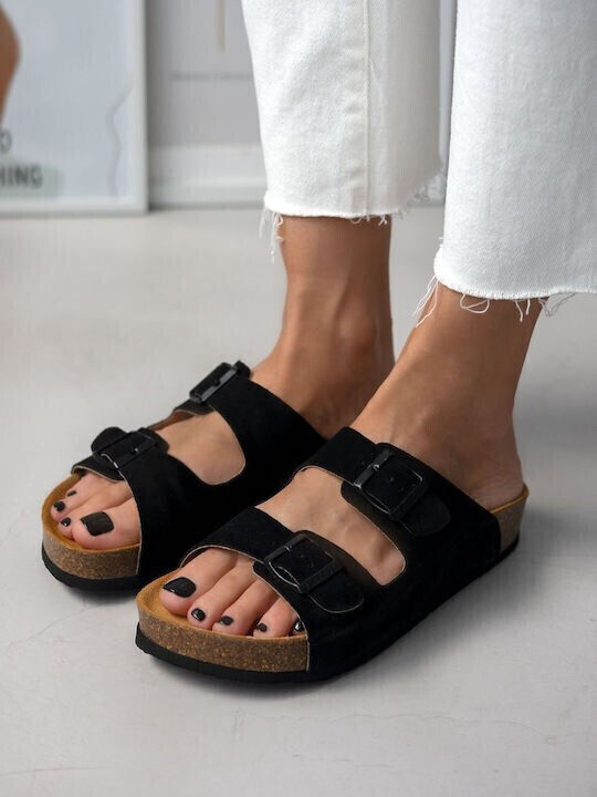 Leather Women's Anatomic Sandals Black