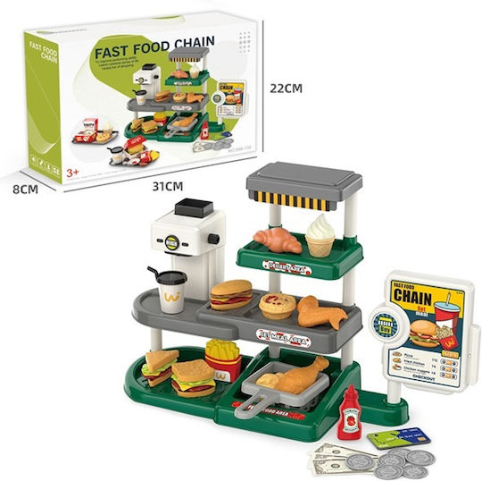 Kids Shop for 3+ Years 71pcs SM560389 Fast Food Green