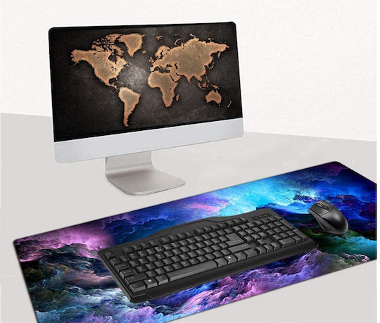 Verk Group Гейминг Мишка Подложка XXL 800мм с RGB Осветление Сив