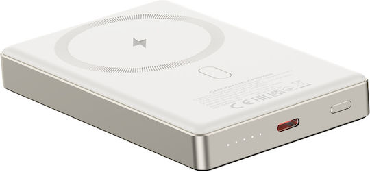 Canyon OnPower 510 MagSafe 10000mAh 20W με Θύρα USB-C Power Delivery Μπεζ