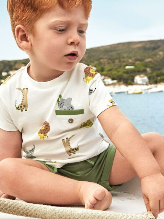 Kids' Set with Shorts Summer 3pcs Golden