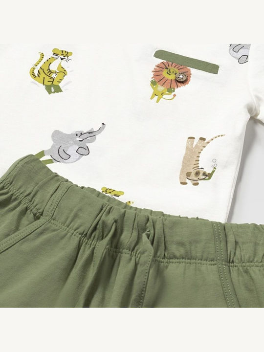 Kids' Set with Shorts Summer 3pcs Golden