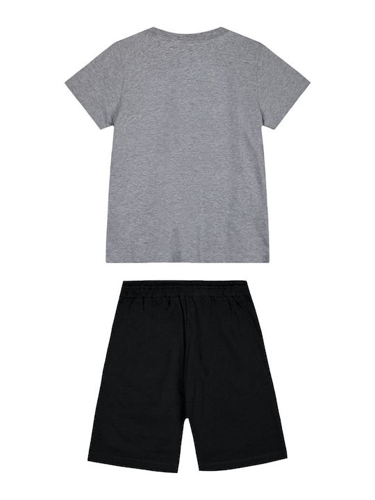 Kids' Set with Shorts Summer 2pcs Gray