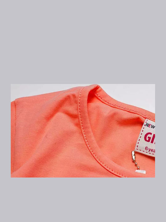 Kids' Set with Leggings Summer 2pcs Orange