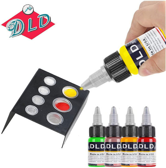 Set de Pigment pentru Tattoo Profesionale Vopsea pentru Tattoo 25 Culori de Bază În Sticle de 15 Ml Permanent Tattooing Microblading