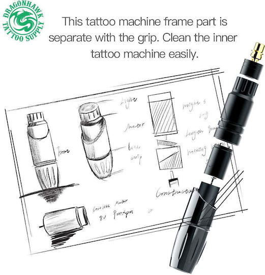 Mașină de Tatuaj cu Pix profesională pentru Microblading Pmu Artist Sprâncene Buze Creion de ochi Mast P10