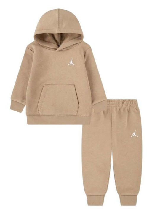 Kinder-Set mit Hose Winter 2Stück Beige Jumpman