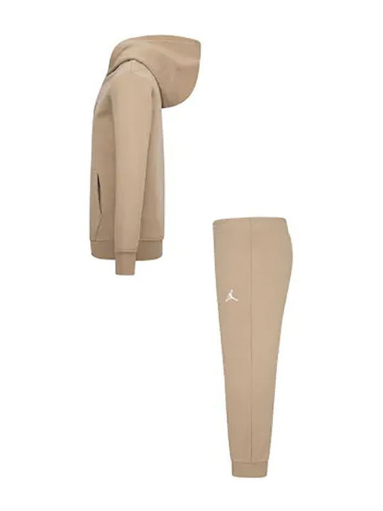 Kinder-Set mit Hose Winter 2Stück Beige Jumpman