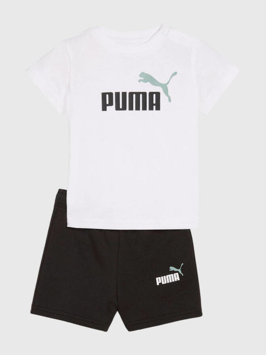 Kinder-Set mit Shorts Sommer 2Stück Weiß