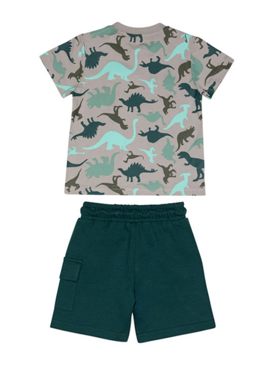 Kids' Set with Shorts Summer 2pcs Grey-cypress