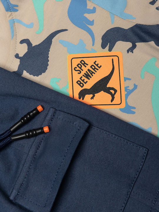 Kids' Set with Shorts Summer 2pcs Grey-cypress