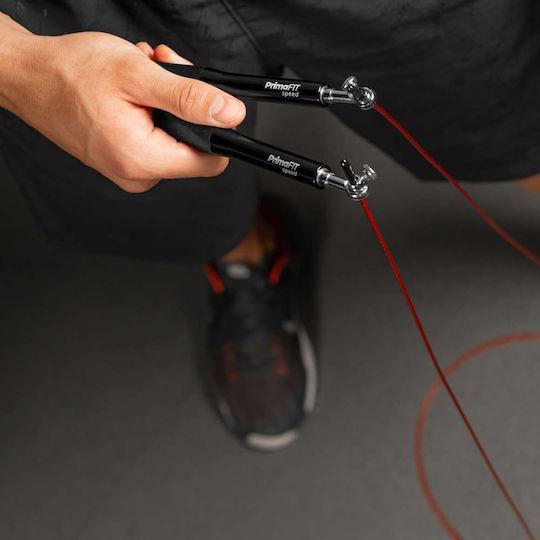 PrimaFit Springseil Fitness 3m Silber mit einstellbarer Länge