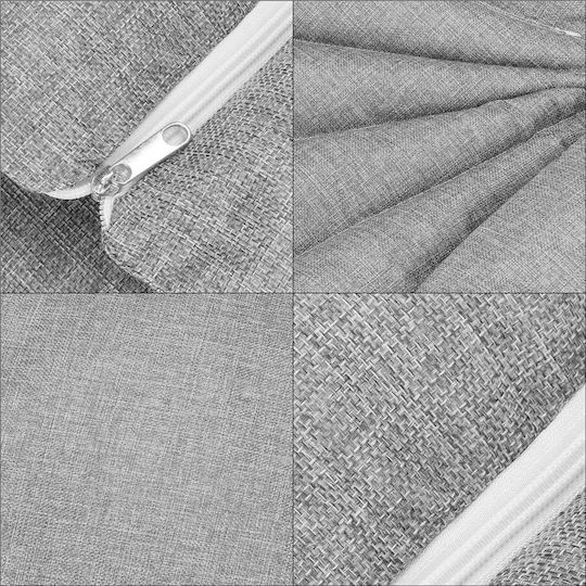 Perna Scaunului De Grădină Cu Spătar Gri 75x130cm