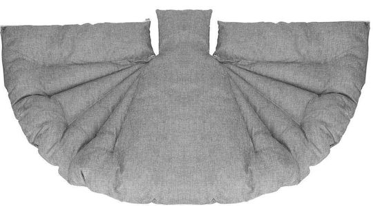 Perna Scaunului De Grădină Cu Spătar Gri 75x130cm